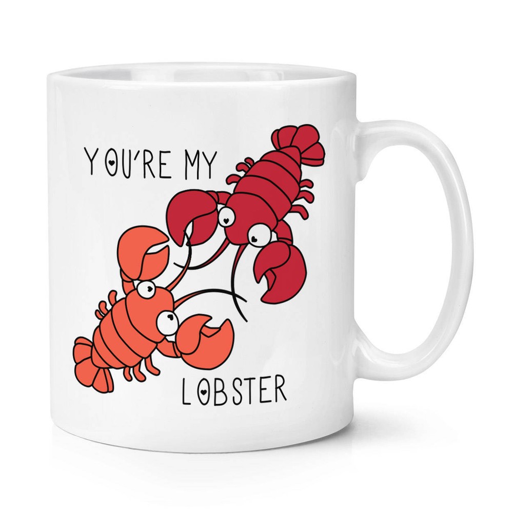 Best Friend Lobster Quote Coffee Mug for Couples or BFFs  