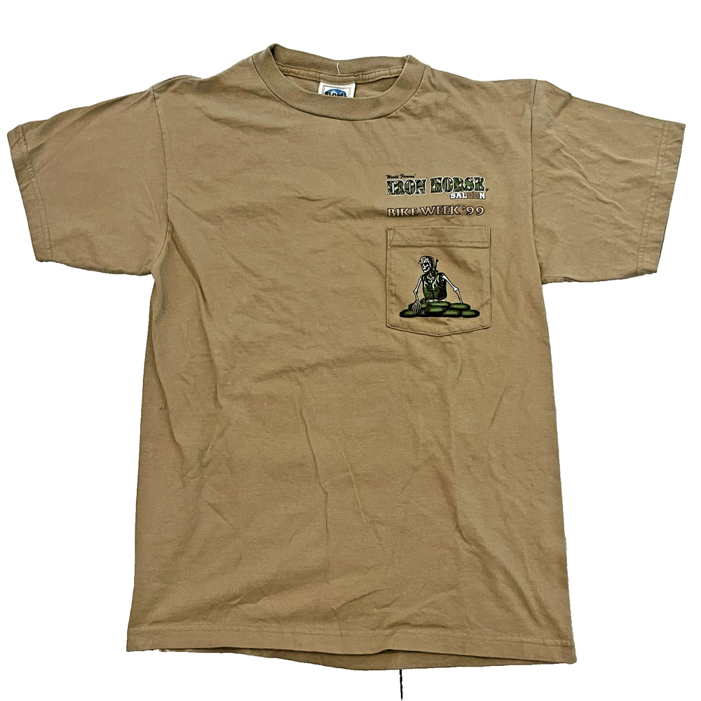 Iron Horse Saloon Vintage Tshirt Bike Week 1999 Y2K Size Mens Medium Vintage