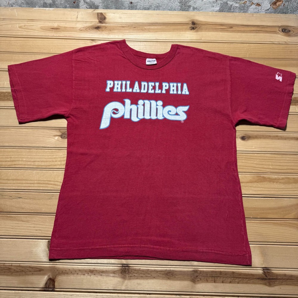 Vintage 90s Philadelphia Phillies Single Stitch Baseball T-Shirt USA Made Large