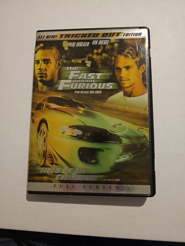 The Fast and the Furious (DVD, 2003, Tricked Out Edition Full Frame)