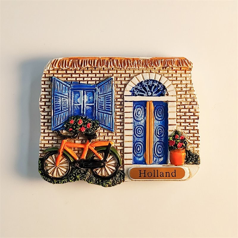 Holland Netherlands Tourist Travel 3D Resin Souvenir Refrigerator Fridge Magnet