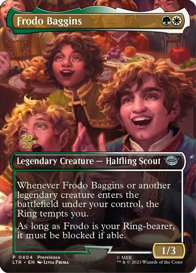 Pre-Release Promos - Frodo Baggins - Foil - Prerelease Promo (Dated Stamped)