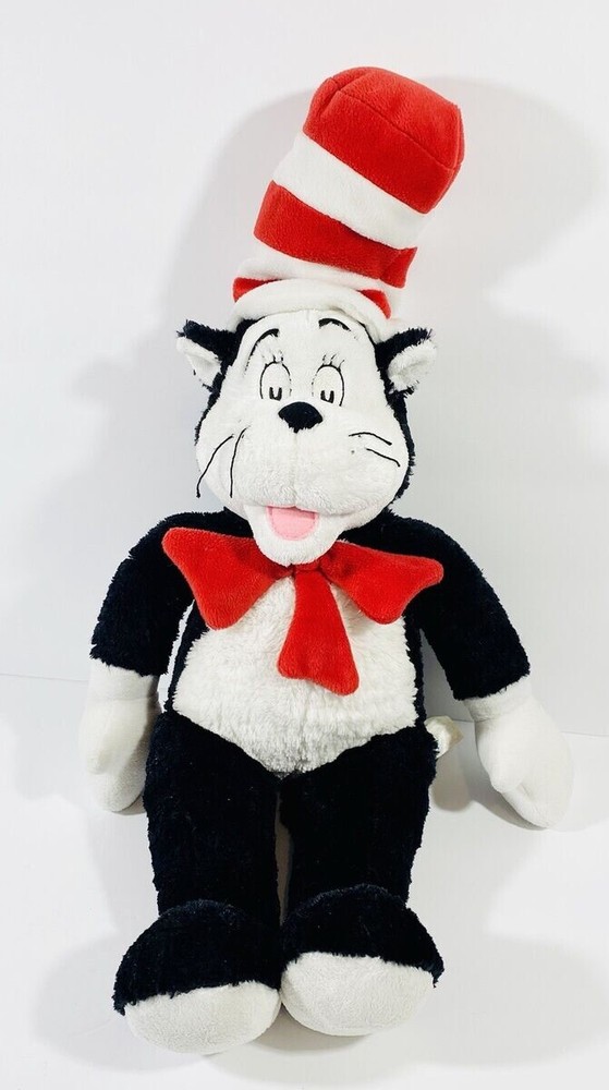 Build A Bear Workshop BAB Cat In The Hat Dr Seuss Plush 24