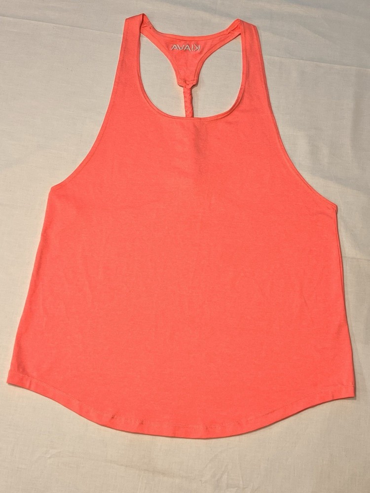 KIAVA Women’s Sz Medium Mauve Knotty Braided Active Workout Tank Top