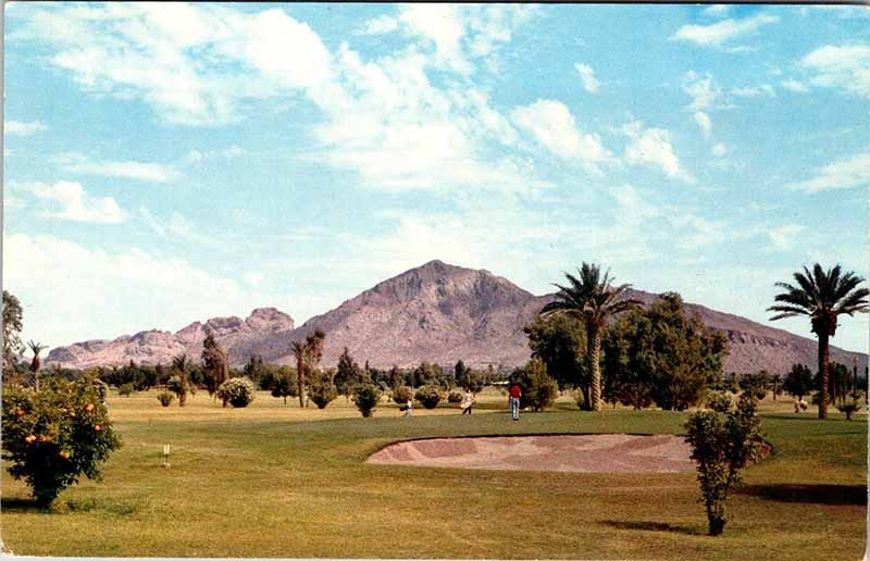 Postcard GOLF COURSE SCENE Phoenix Arizona AZ m/09 AL6020