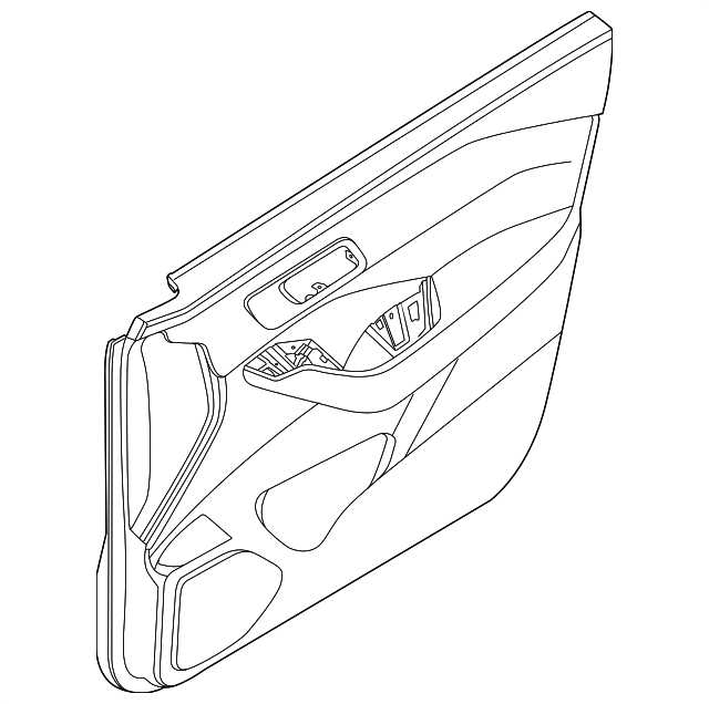 Genuine Nissan Door Trim Panel 809A0-6RZ9C