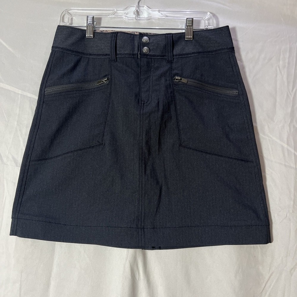 Athlete Grey A‑Line Mini Skirt with Front Zip Pockets • Size 6 Athleasure, Golf