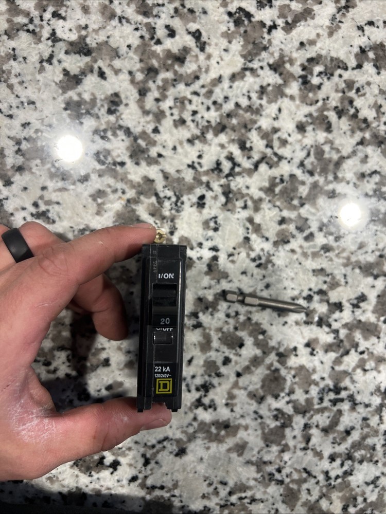 Square D QOB120 20 A Miniature Circuit Breaker