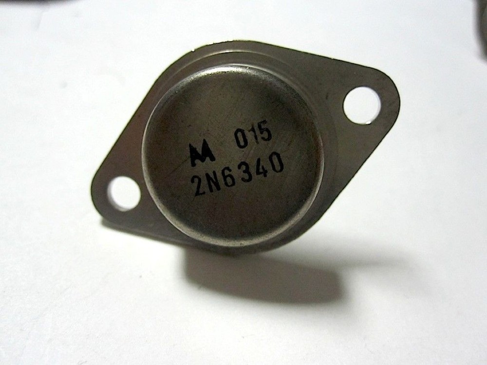 Motorola 2N6340 To-3 High-Power Npn Silicon Transistors Ic