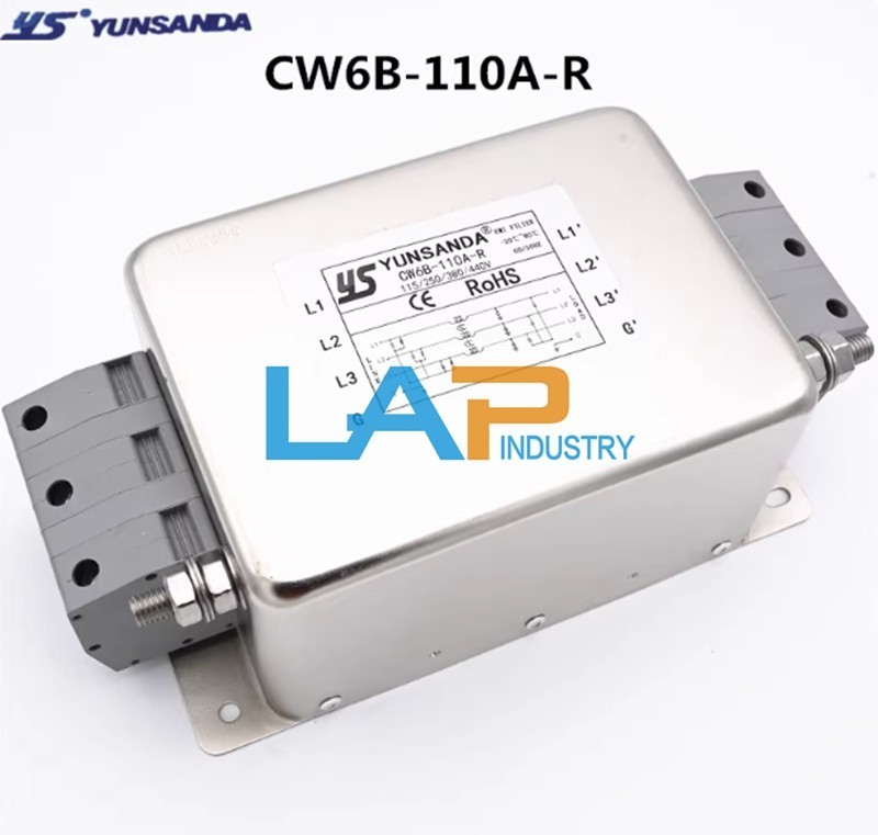 1 Pc. New CW6B-110A-R Three phase three wire 380V power filter