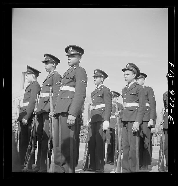 Washington DC Armstrong Technical High School Military Unit 1942 Cadets