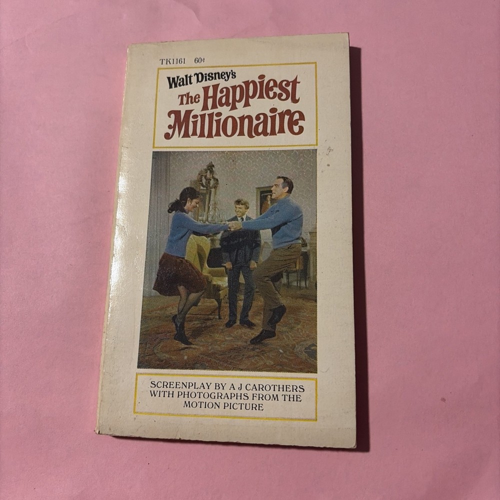 Walt Disney’s The Happiest Millionaire First Scholastic Printing PB