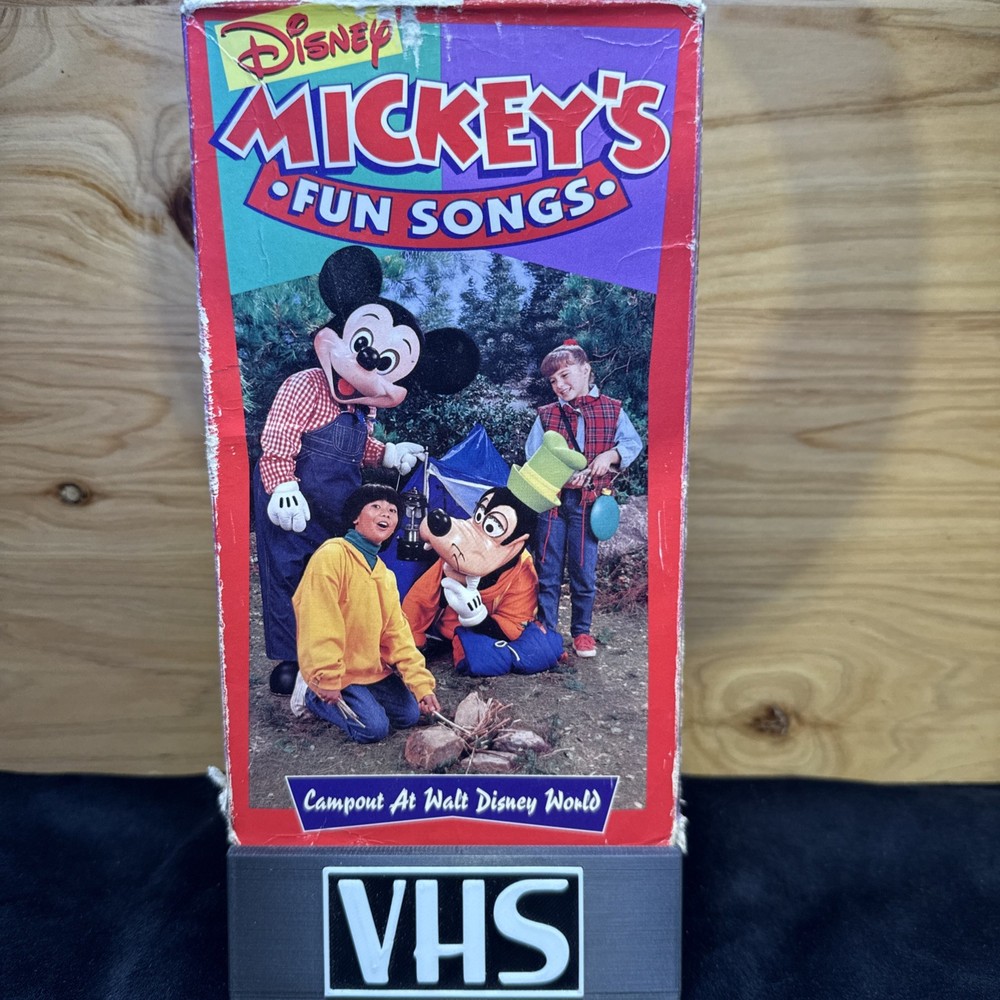Mickeys Fun Songs: Campout at Disney World (VHS, 1994) * Buy 2 Get 1 Free