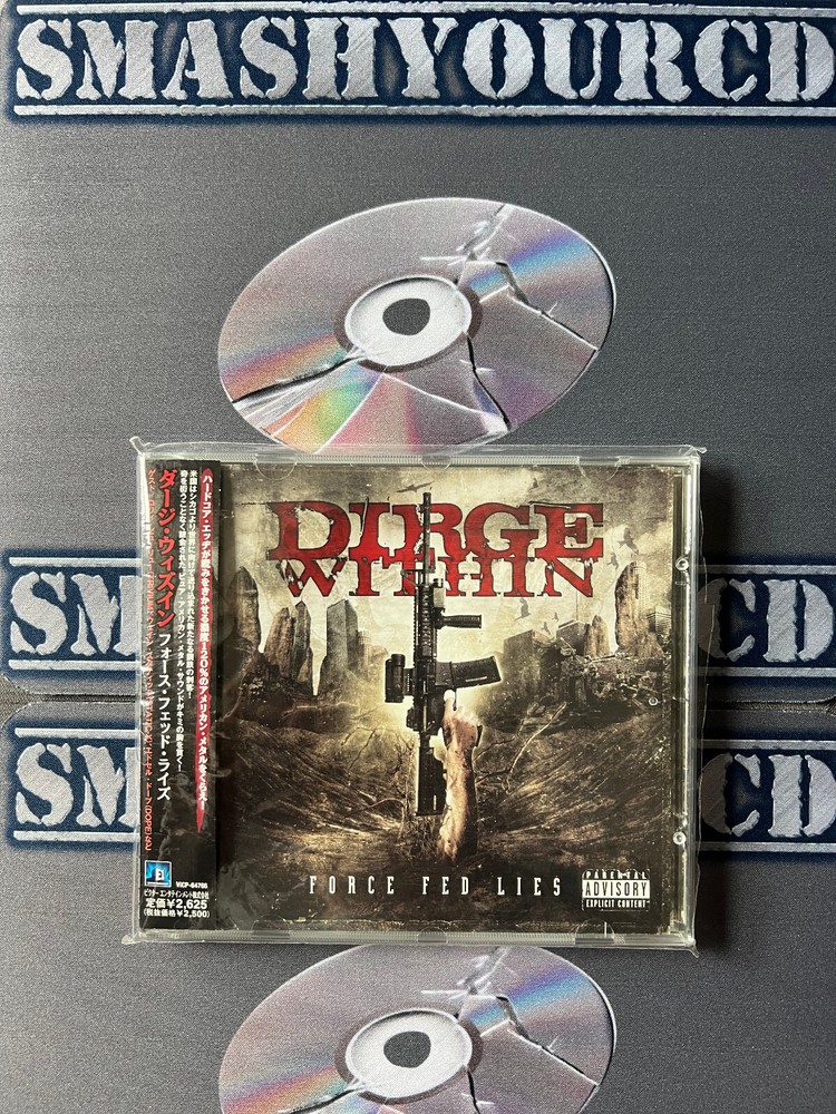 DIRGE WITHIN - FORCE FED LIES(JAPAN IMPORT + OBI STRIP/+ 1 TRACK/DEVILDRIVER)