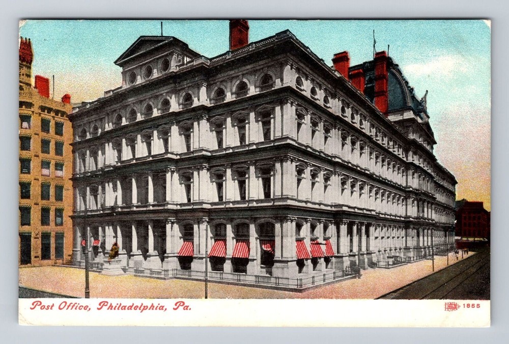 Philadelphia PA-Pennsylvania, United States Post Office, Vintage Postcard