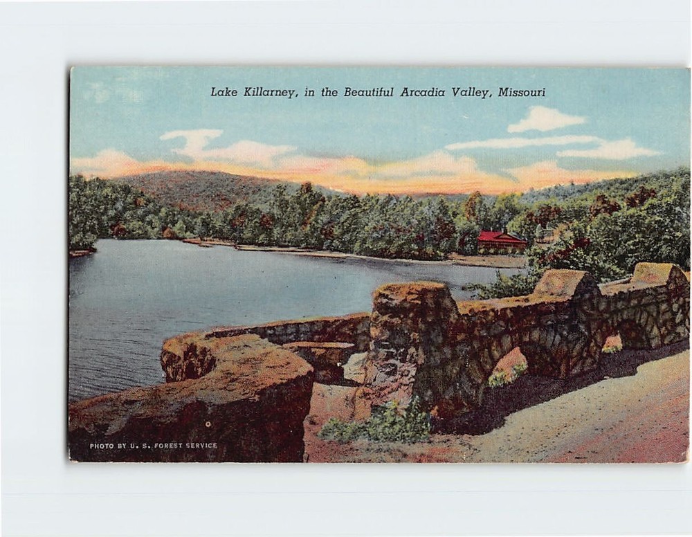 Postcard Lake Killarney in the Beautiful Arcadia Valley Missouri USA
