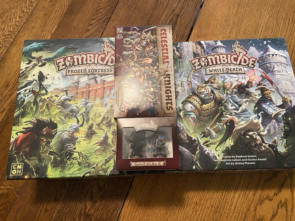 Zombicide White death And Frozen Fortress + Celestial Knights/ Some Painted