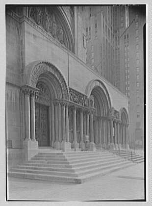 St. Bartholomew's Church, 50th St. and Park Ave., New York City. Entrance