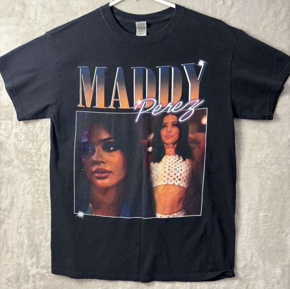 Maddy Perez Euphoria Graphic T Shirt Mens  Medium Black Alexa Demie Tee