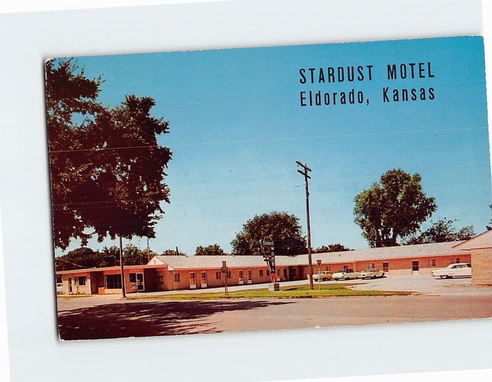 Postcard Stardust Motel El Dorado Kansas USA