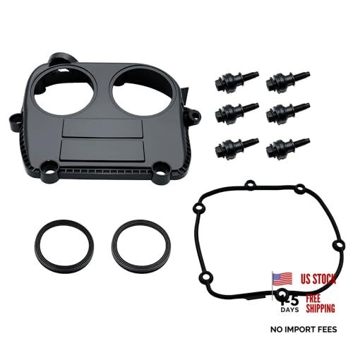 Engine Timing Cover with Gasket Set Fit for AUDI A3 A4 A5 A6 A7 Q3 Q5 Q7 TT