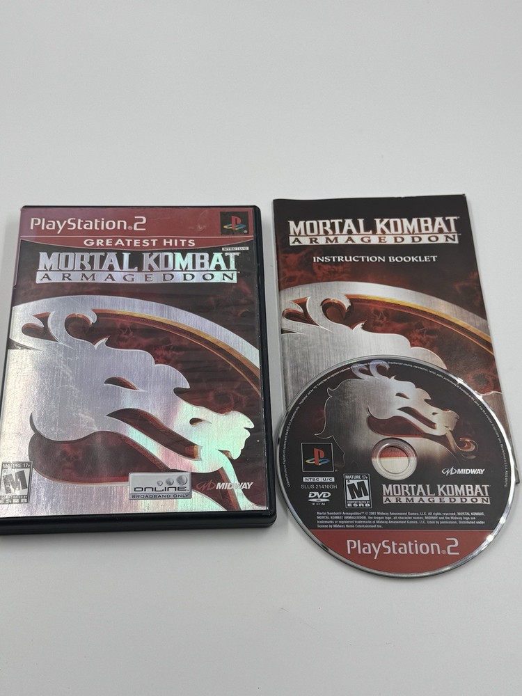 Mortal Kombat Armageddon (Sony PlayStation 2, PS2) Complete CIB W Reg Card READ