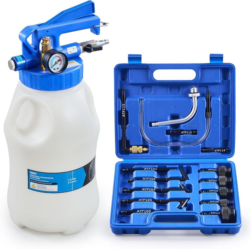 6L Pneumatic Oil Extractor Pump Dispenser Kit for Transmissions by Orion Motor Tech