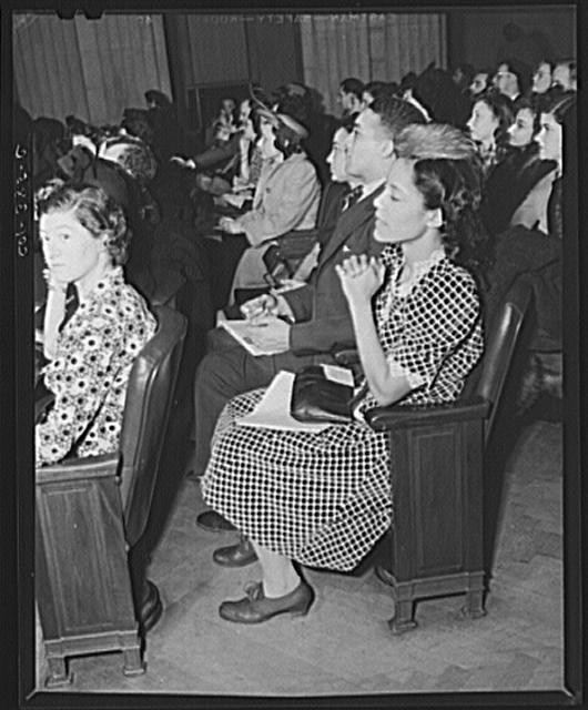 Washington DC Jewel Mazique Library of Congress audience 1940s lecture ???