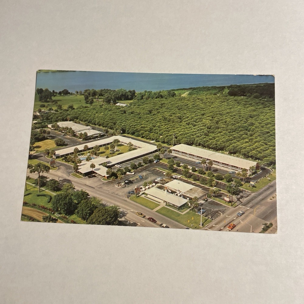 New York Glens Falls Landmark Motor Lodge Postcard