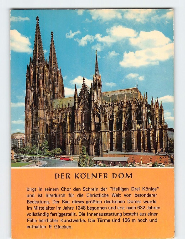 Postcard Cologne Cathedral Cologne Germany