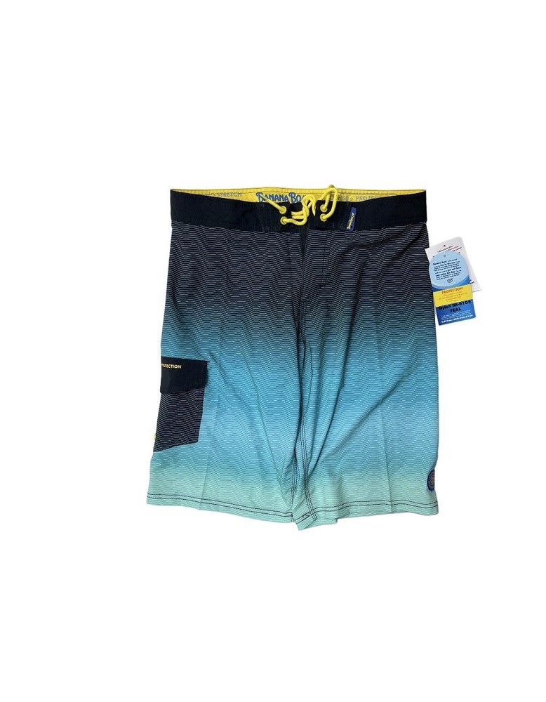 Banana Boat Mens Tecno Stretch Fast Dry UPF 50+ Swim Boards Shorts Size M