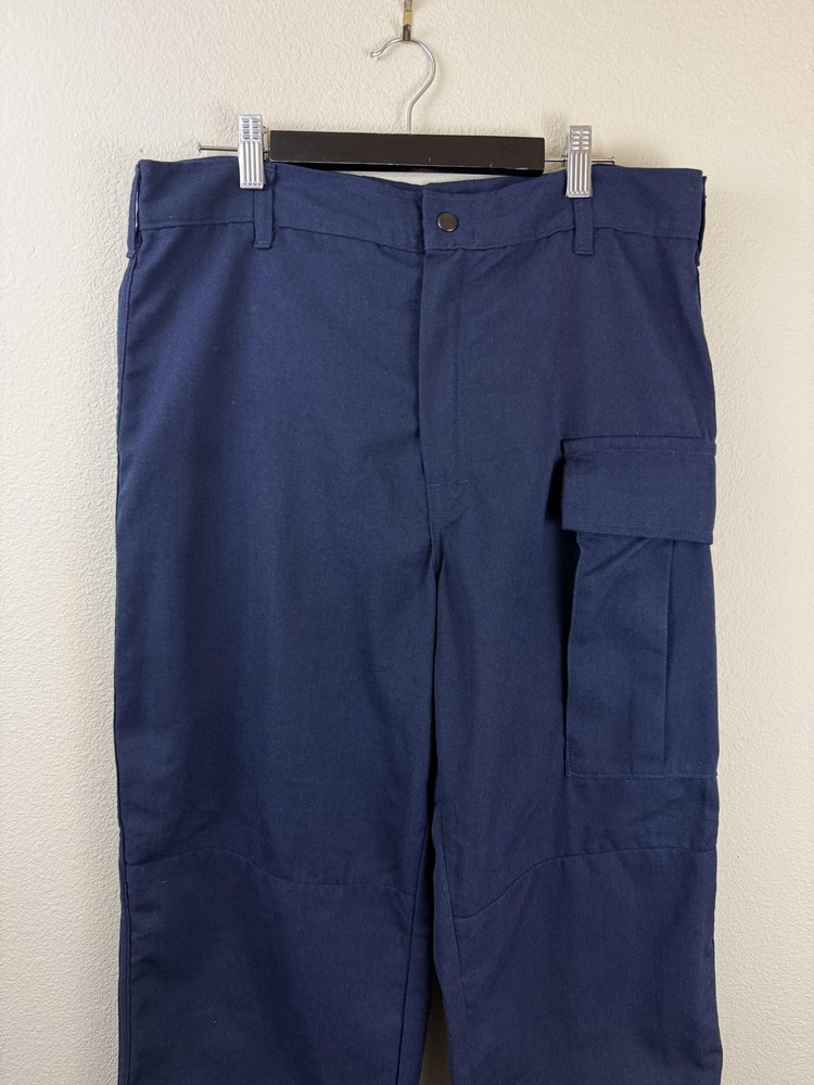 DRIFIRE Cargo Pants Mens 34x32 Navy Blue Flame Resistant FR Workwear USA