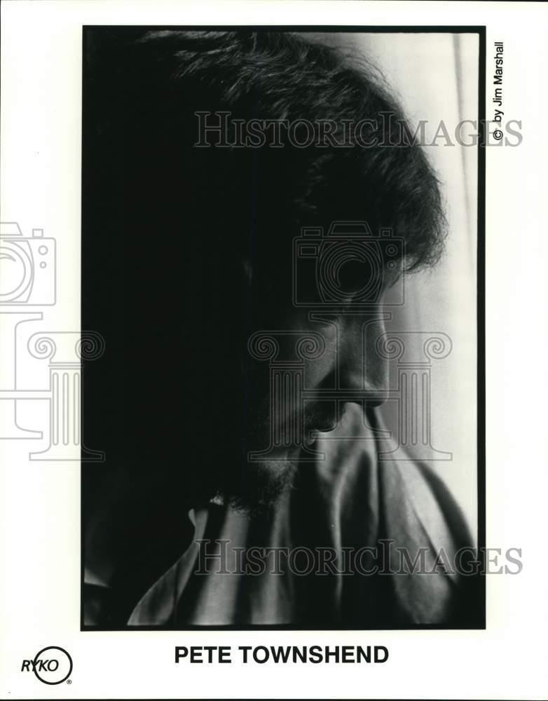 1993 Press Photo Pete Townshend, rock singer, songwriter and musician.