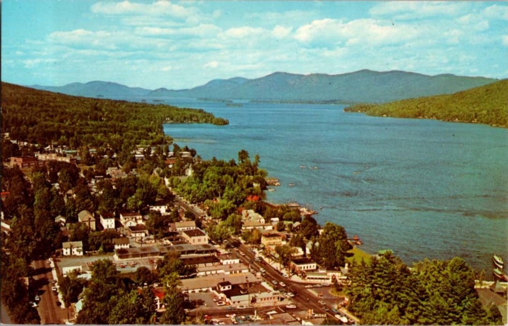 Pre-1980 WATER SCENE Adirondacks - Lake George New York NY m/14 BB8352
