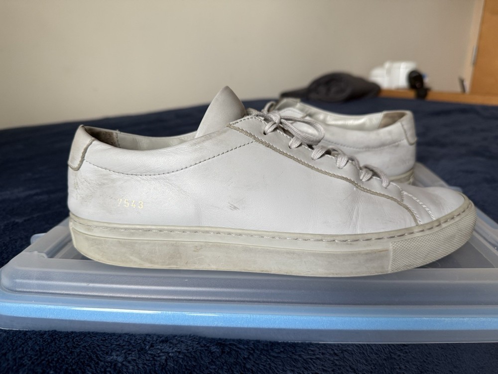 Common Projects Achilles Low Taupe Light Grey Size EU 41/US 8.5-image