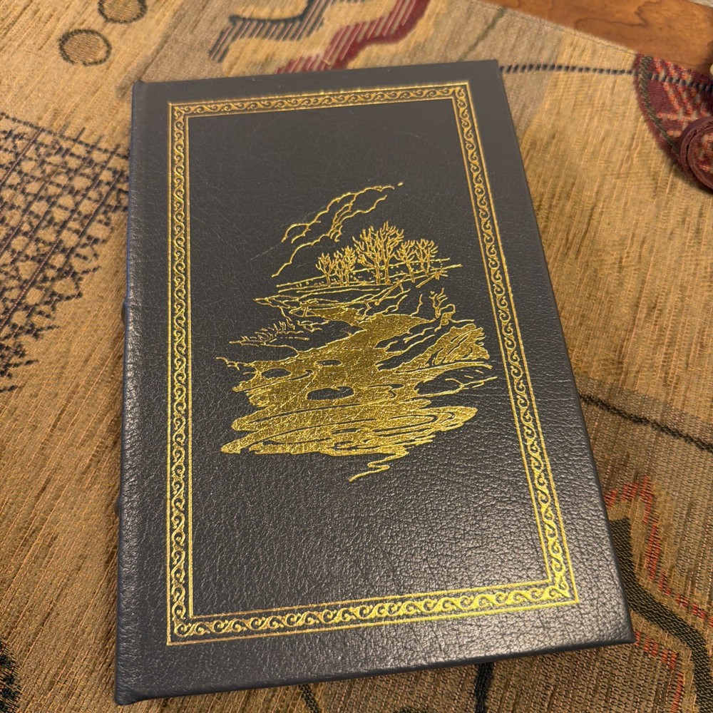 A RIVER NEVER SLEEPS by Roderick L Haig-Brown Easton Press LIKE NEW!