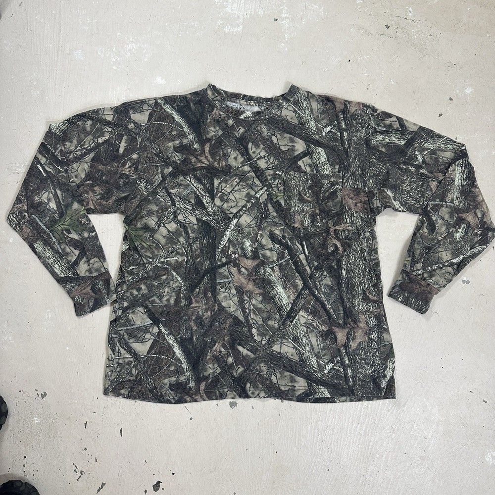 Ranger RealTree Long Sleeve Camouflage T-Shirt Size 2XL Has a Front Pocket