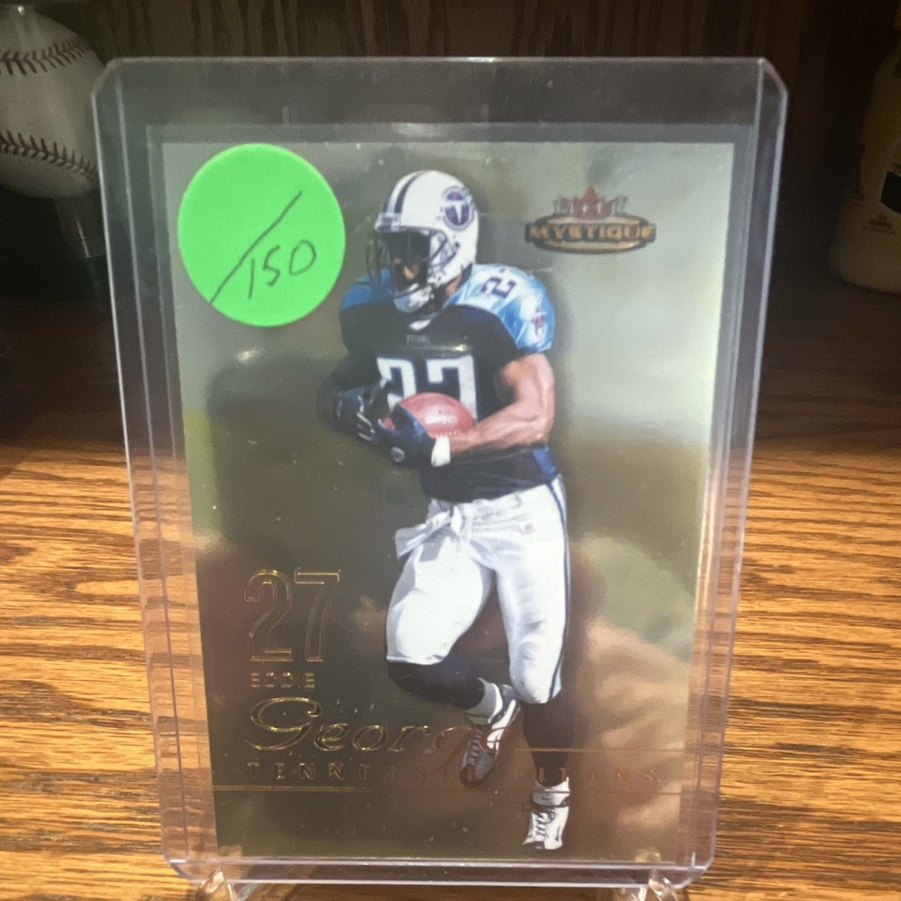 2003 Fleer Mystique Eddie George Tennessee Titans #78 Serial Numbered 123/150