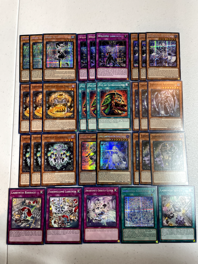 Yu-Gi-Oh Labrynth Deck with Welcome Labrynth Arianna Servant MP23 31 Cards D023