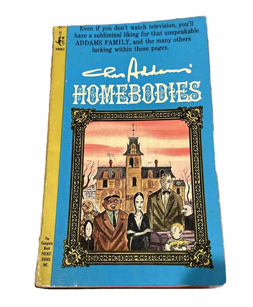 Vintage 1965 Paperback Charles Addams Homebodies Addams Family 1st Printing