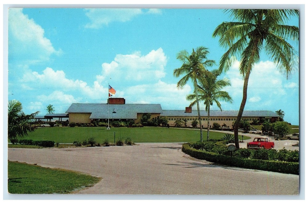 c1960's Clubhouse National Golf Club Palm Beaches Gardens Florida FL Postcard