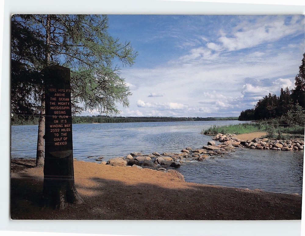 Postcard Mississippi Headwaters Itasca State Park Minnesota USA