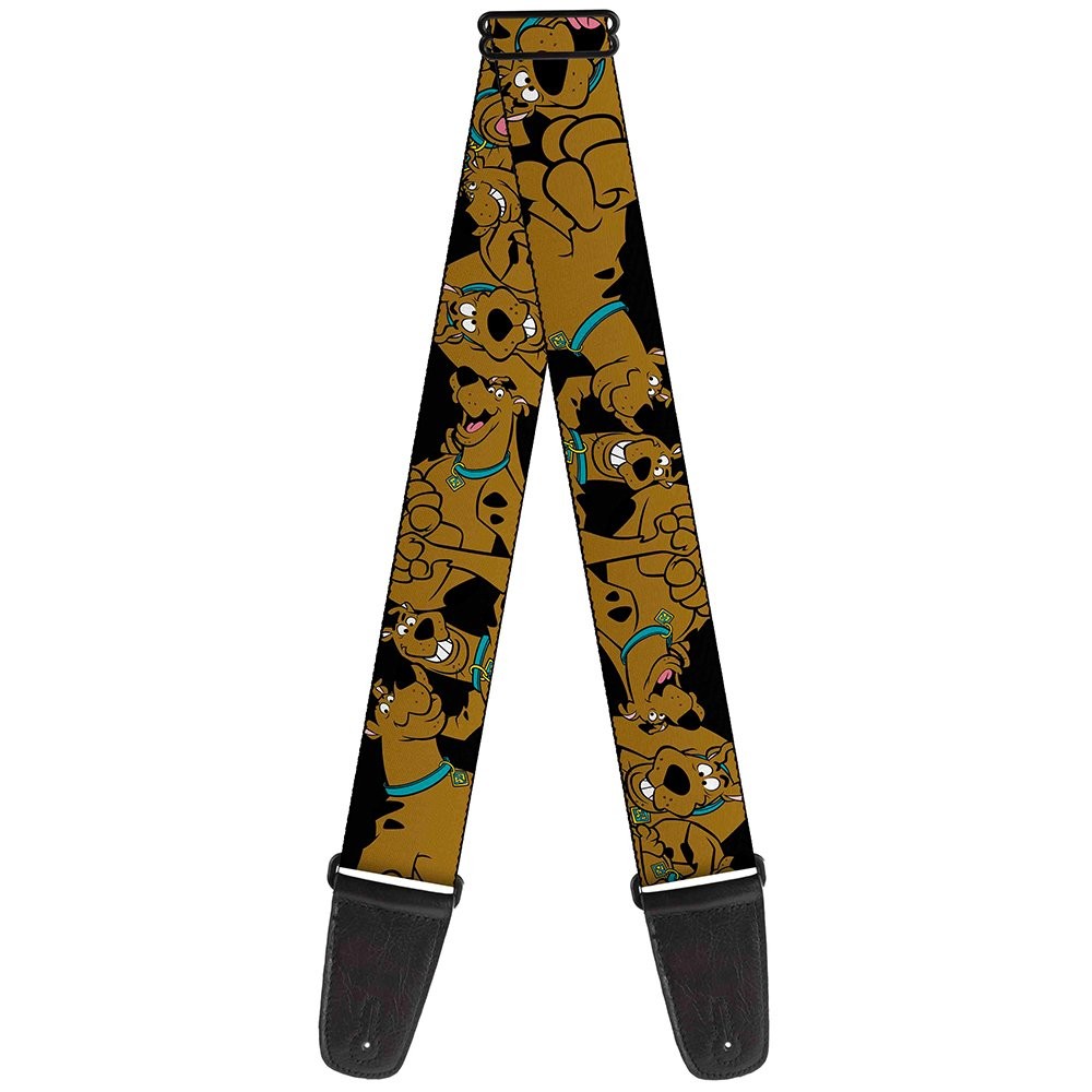 Guitar Strap - Scooby Doo Stacked Close-Up Black ACC NEWAnother great item from Rarewaves USA | Free delivery!