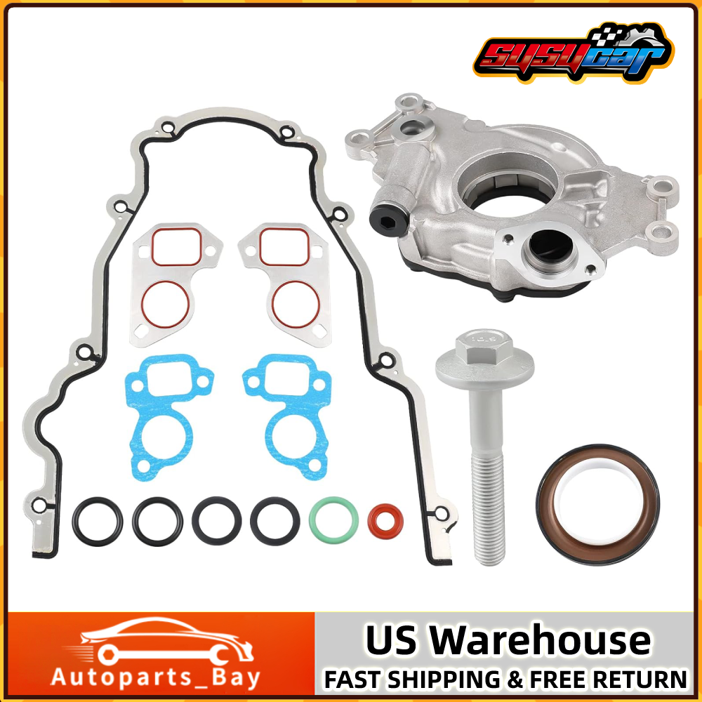 GM Chevy 4.8L 5.3L 5.7L 6.0L M295HV Oil Pump Kit with Gaskets & Balancer Bolt