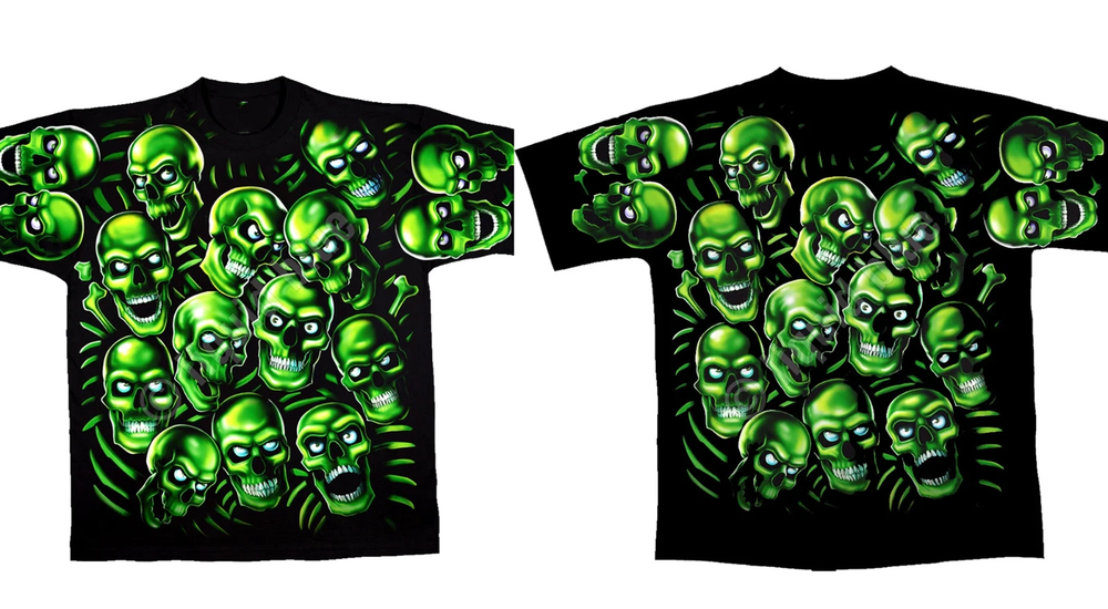 JUICY J STAY FLY SKULL PILE THREE 6 MAFIA 3D T Shirt Full Size S-5XL QT1520