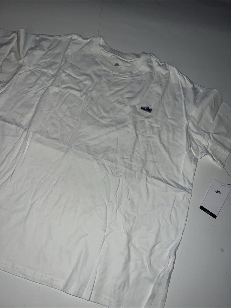 Nike T-Shirt White Sportswear Max90 Game Royal Dunk Loose Fit Men's XXL NEW