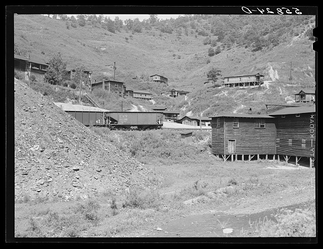 Photo:Hazard Kentucky 1940 Mining Company Town Houses Coal Camp