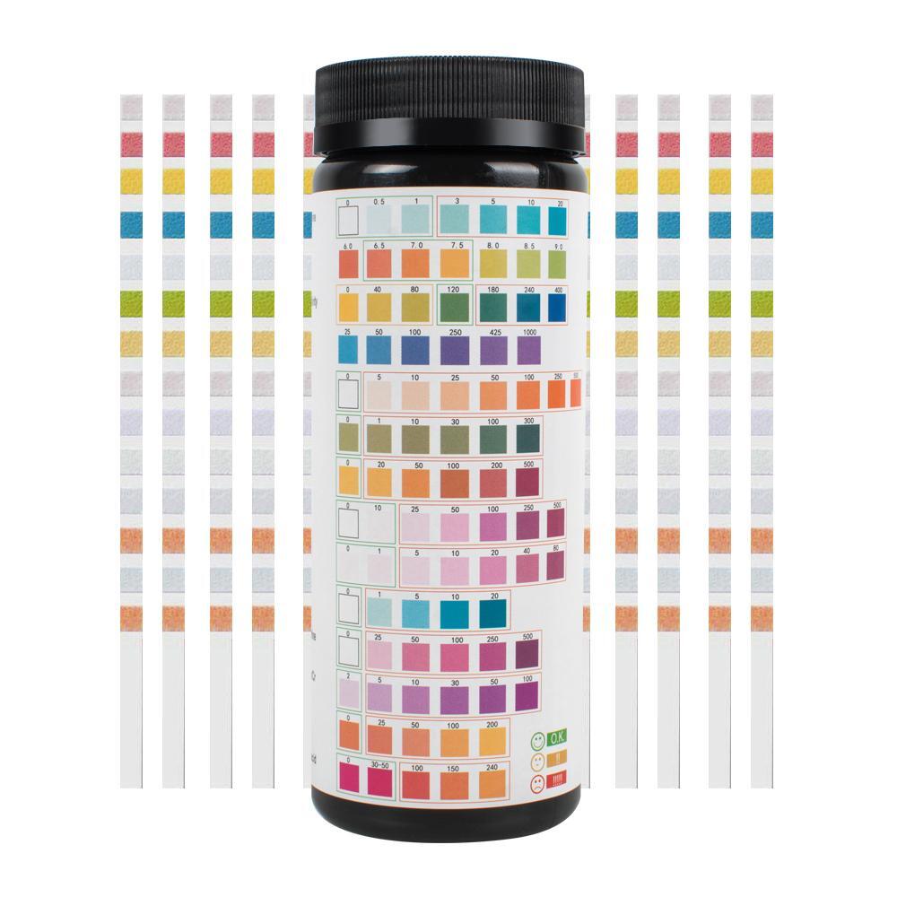 Accurate Water Test Strips 14-in-1 for Pools Hot Tubs Spas - Bromine Hardness-image