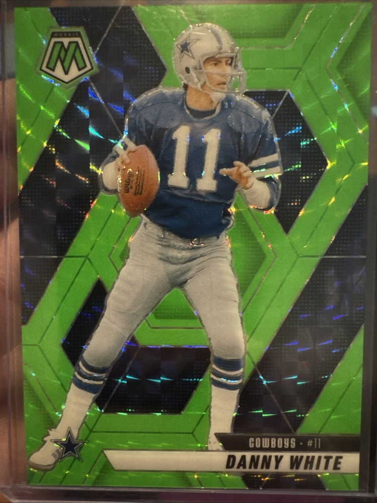 2025 Panini Mosaic Danny White Green Fluorescent 4/10