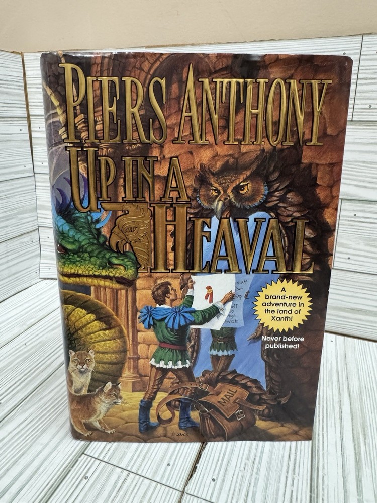 Up in a Heaval Piers Anthony 2002 HC/DJ 1st Ed Xanth Novel Tor